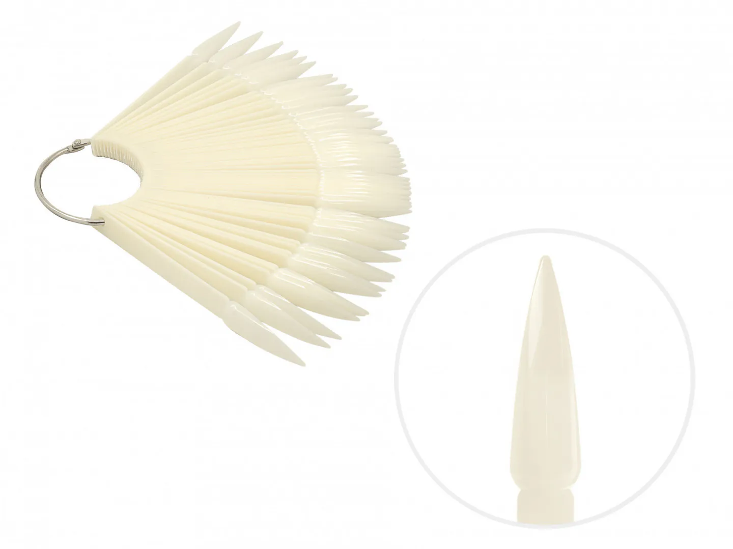Margaréta legyező 50 db-os - natúr - stiletto