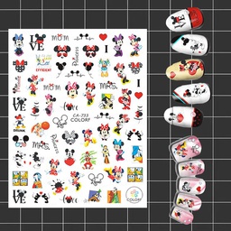 Köröm matrica 3D-s No.CA733 -119 Mickey egér