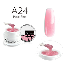 Venalisa Jelly Gel - új formula - 15 ml építőzselé - A24 Pearl Pink