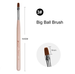 GDCoco Big Ball 6-os ovális ecset