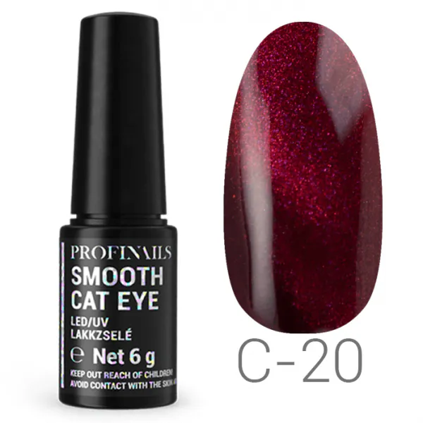 Profinails Smooth Cat Eye LED/UV lakkzselé 6gr C-20