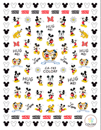 Köröm matrica 3D-s No.CA143 Mickey-s - 25