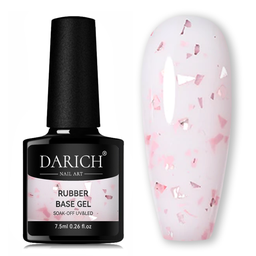 DARICH Rubber Base 7.5 ml No.F3 Rose Flakyes