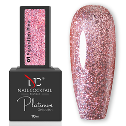 Nail Cocktail Boutique Platinum gél lakk 10 ml No.01 Forgotten Pink