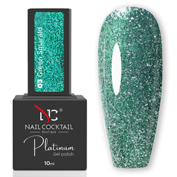 Nail Cocktail Boutique Platinum gél lakk 10 ml No.03 Green Smarald