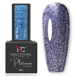 Nail Cocktail Boutique Platinum gél lakk 10 ml No.07 Blue