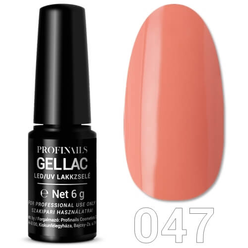 Profinails Gel Lac LED/UV lakkzselé 6gr No.047