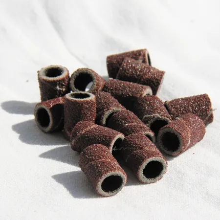 Csiszológyűrű 6 mm – barna, #120 közepes – 10 db