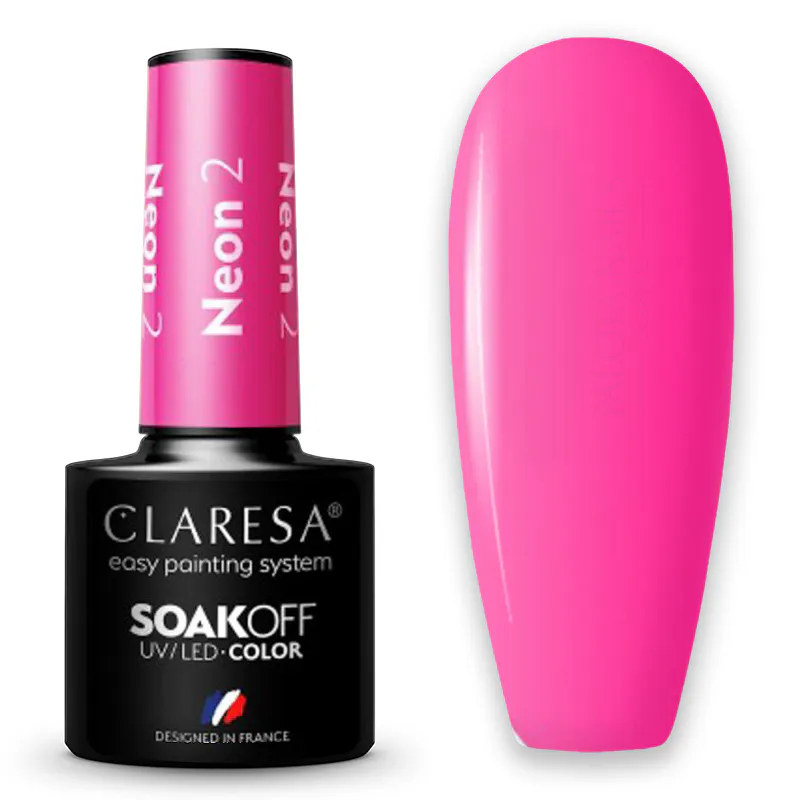 CLARESA UV/LED gél lakk 5g - NEON 2
