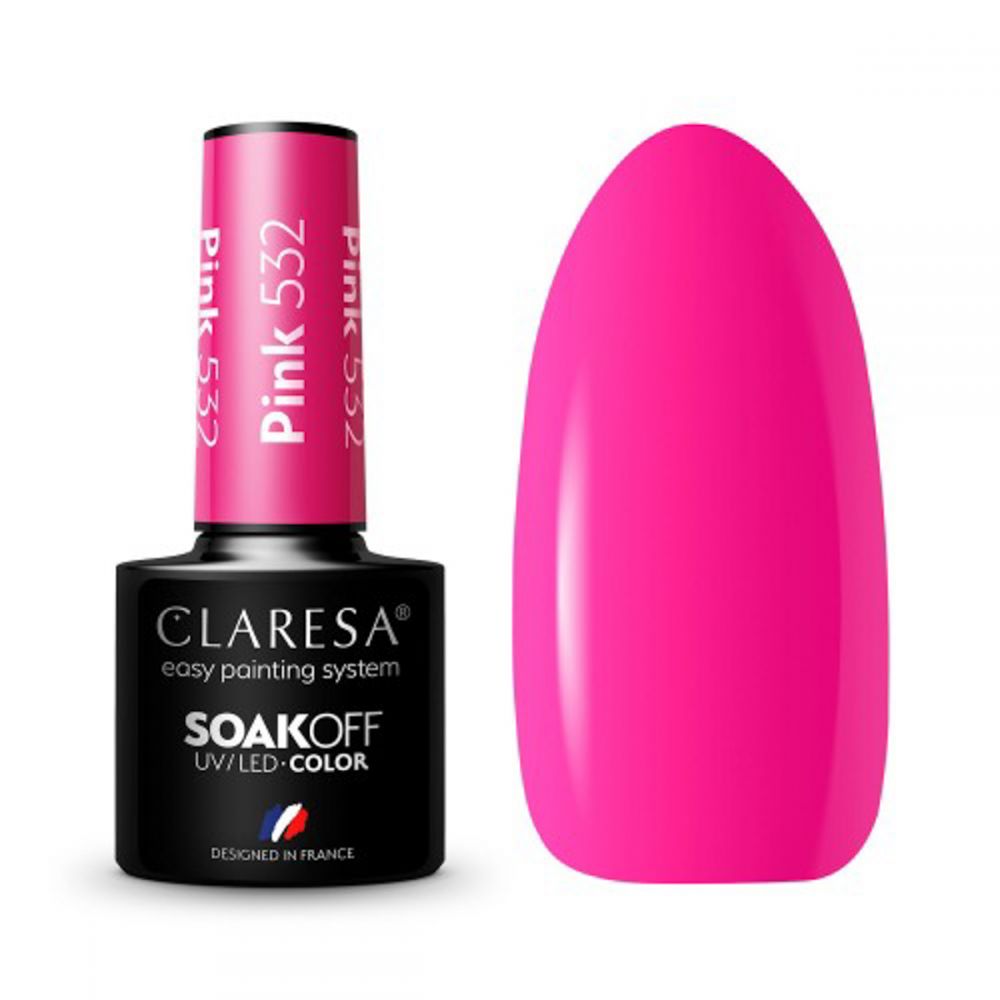 CLARESA UV/LED gél lakk 5g - PINK 532