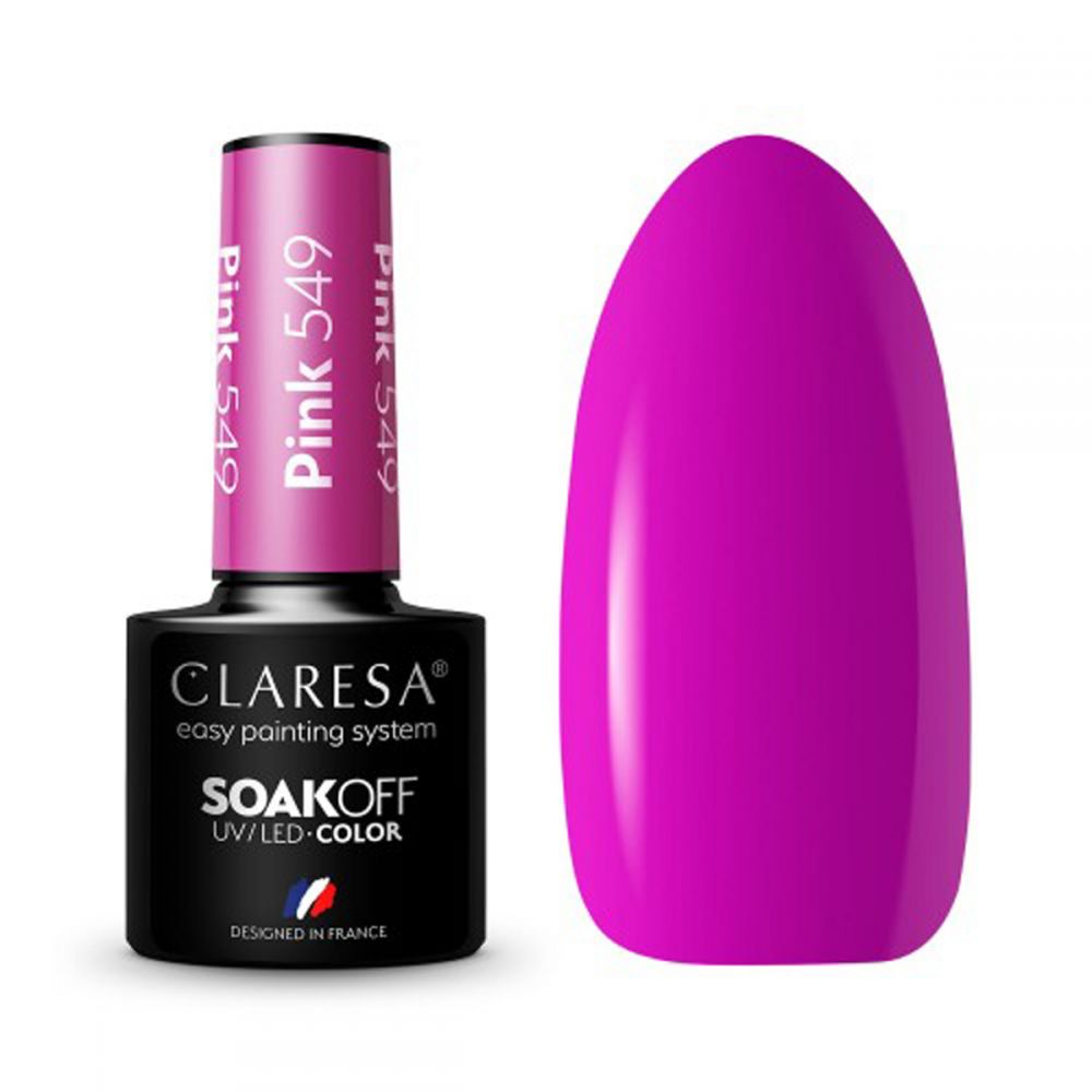 CLARESA UV/LED gél lakk 5g - PINK 549