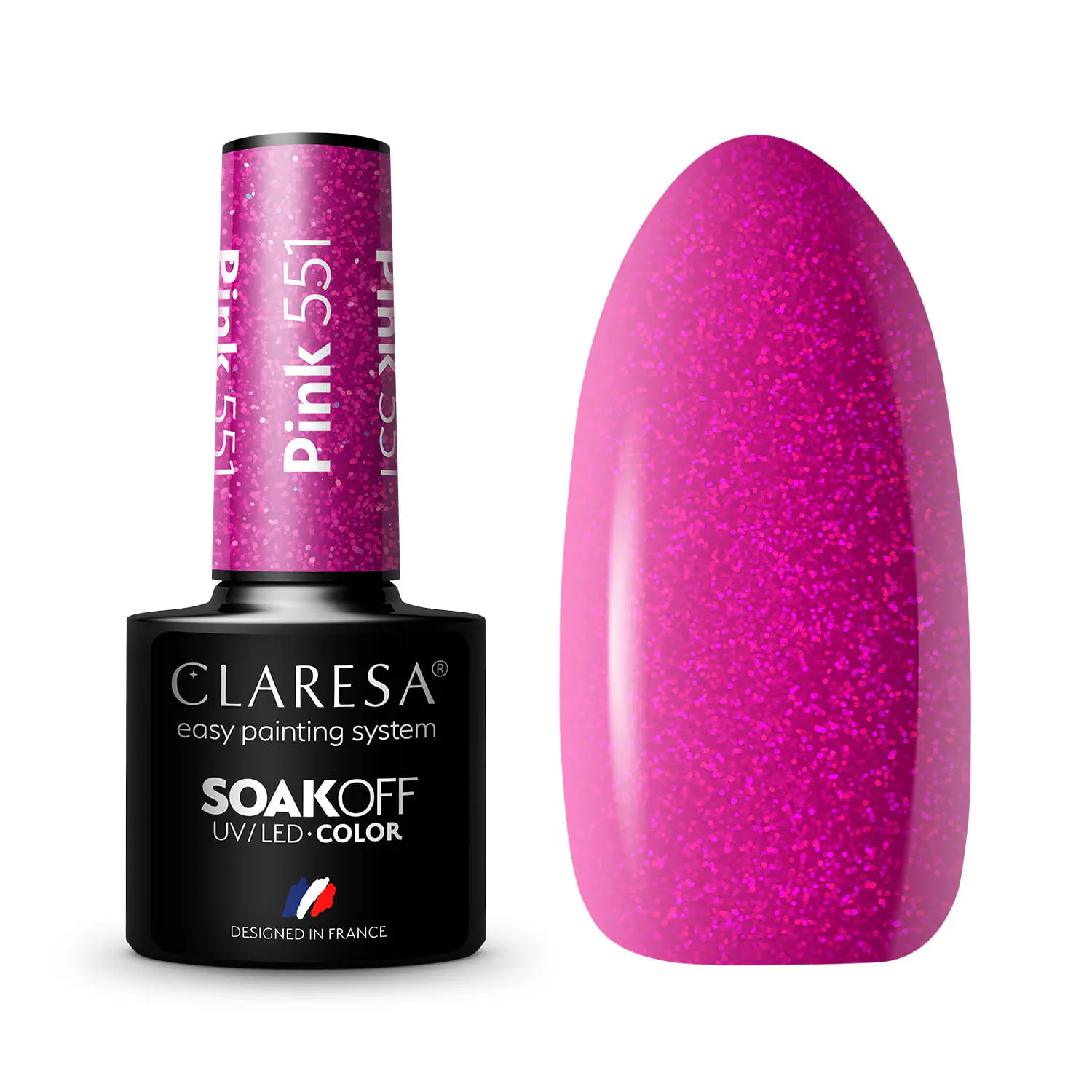 CLARESA UV/LED gél lakk 5g - PINK 551