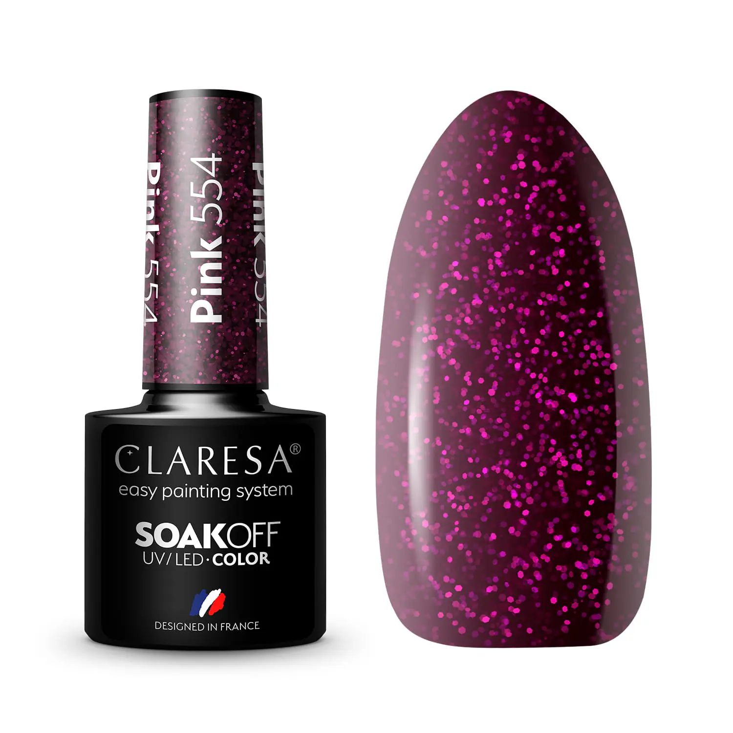 CLARESA UV/LED gél lakk 5g - PINK 554