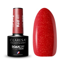 CLARESA UV/LED gél lakk 5g -RED 411