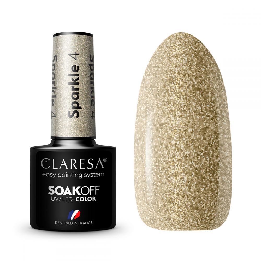 CLARESA UV/LED gél lakk 5g - SPARKLE 4
