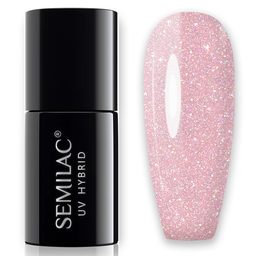 SEMILAC Extend 5in1 - 7 ml - No. 805 Glitter Dirty Nude Rose