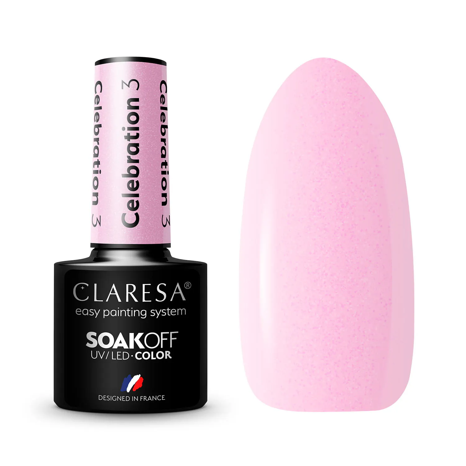 CLARESA UV/LED gél lakk 5g - CELEBRATION 3