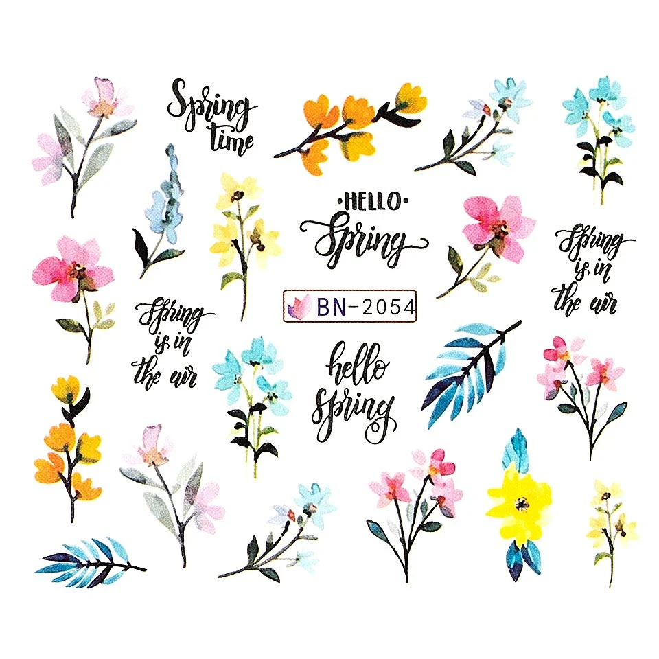 Köröm matrica No.2054-19 Hello Spring