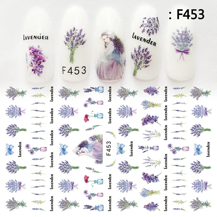 Köröm matrica 3D-s No.F453-111