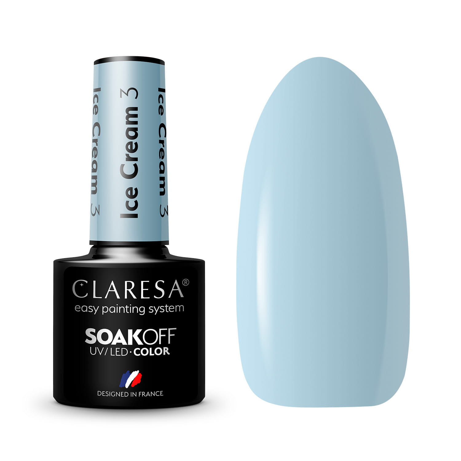 CLARESA UV/LED gél lakk 5g - Ice Cream 3