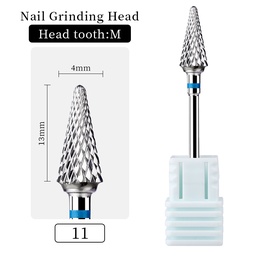 Karbid csiszolófej - Large Cone - közepes