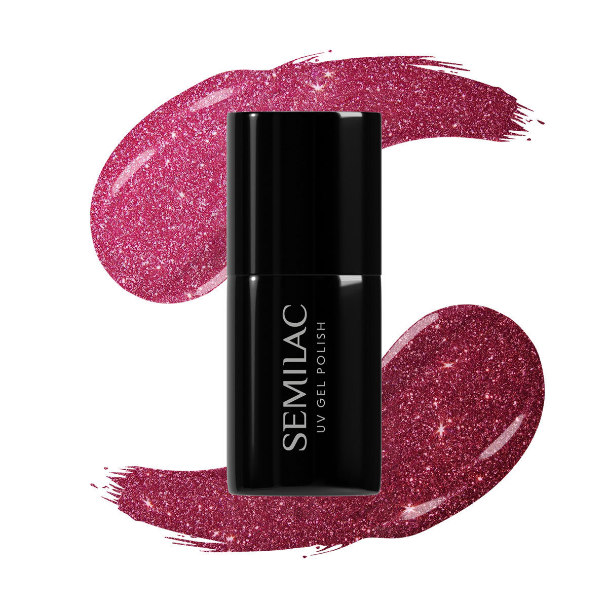 SEMILAC UV/LED Gél Lakk 7ml - 330 - Magentic Look