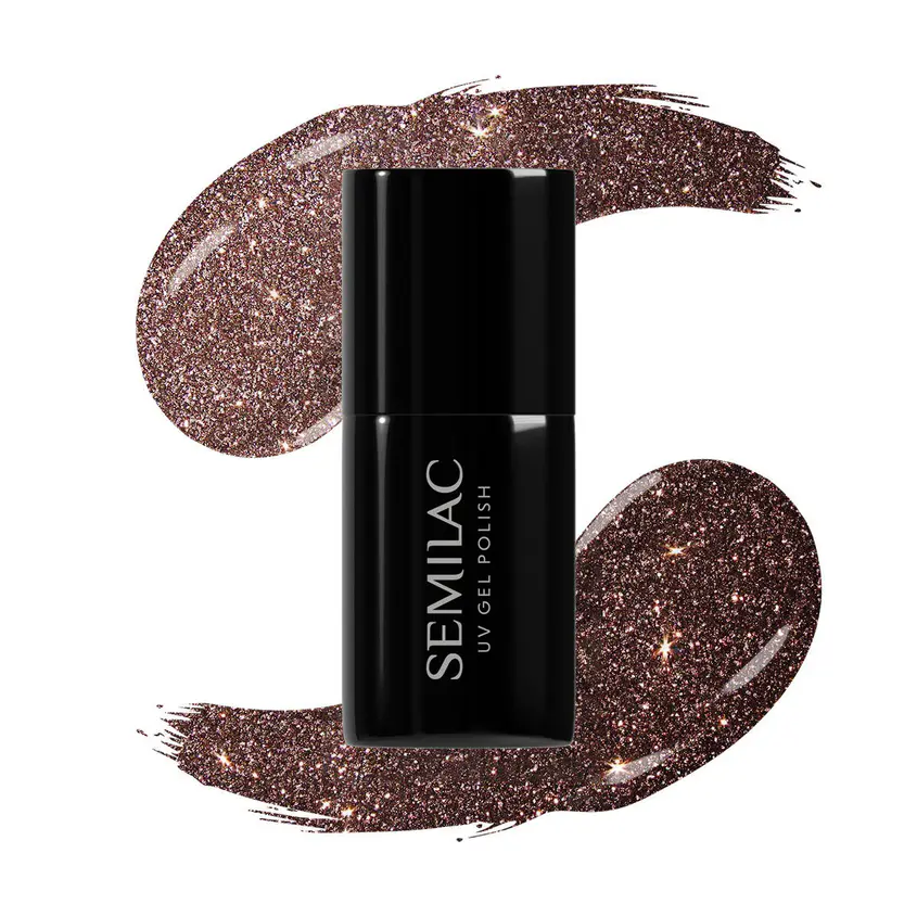 SEMILAC UV/LED Gél Lakk 7ml - 333 - Shine Brown