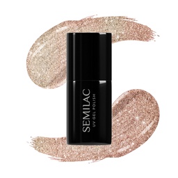 SEMILAC UV/LED Hybrid Gél Lakk 7ml - 349 - Delicate Vanilla Glitter
