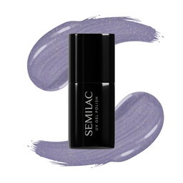 SEMILAC UV/LED Gél Lakk 7ml - 379 - HEMA FREE - Shimmer Stone Saphirre