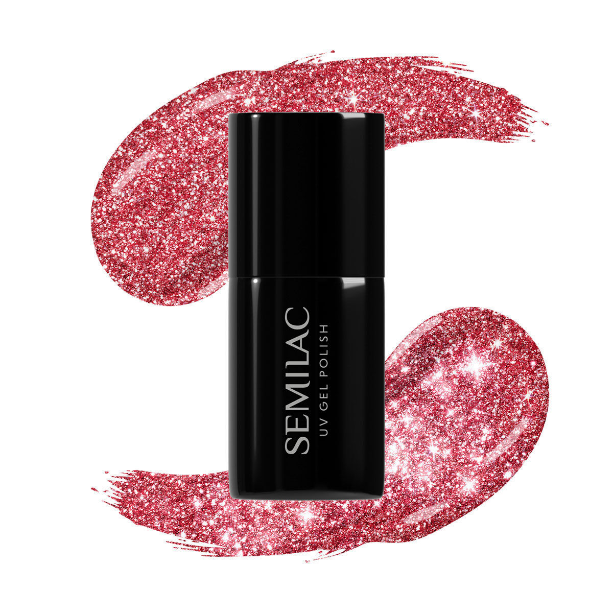 SEMILAC UV/LED Gél Lakk 7ml - 457 - HEMA FREE - Glamorous Red