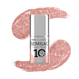 SEMILAC UV/LED Hybrid Gél Lakk 7ml - 458 - HEMA FREE - Sparkling Rosé