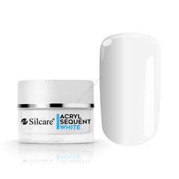 Silcare Acryl Sequent White - porcelán por - 36g