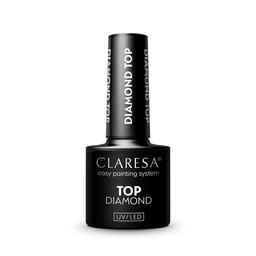 CLARESA UV/LED fixálásmentes DIAMOND Top Coat 5g