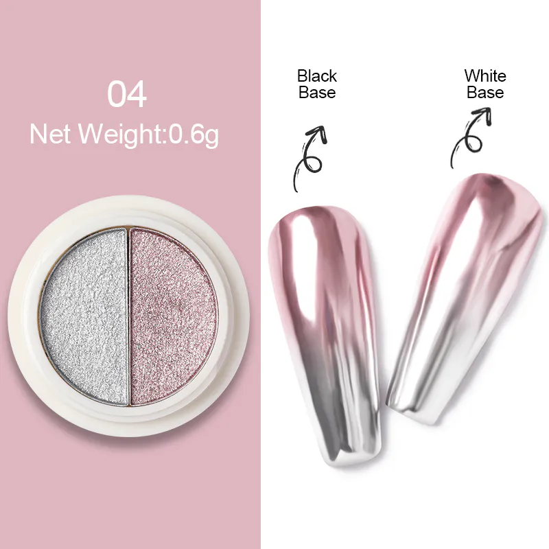 Mirror Powder DOUBLE krómpor - No.04 Rose