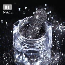 Born Pretty - Reflective Glitter csillámpor No.01