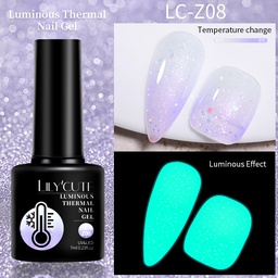 LILYCUTE UV/LED Neon Glow-in-dark Thermal Cat Magnetic gél lakk - 7 ml - LC-Z08