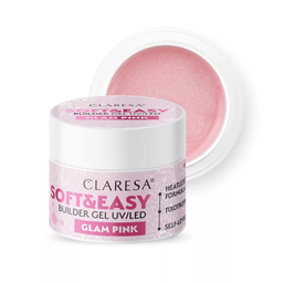 CLARESA Soft&Easy Builder Gél 12g - Glam Pink