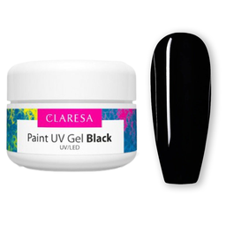 CLARESA Paint Festőzselé 5ml - Black / Fekete