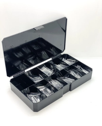 Műköröm Verseny Tip Box - Balerina - kontaktsávos CLEAR 500 db