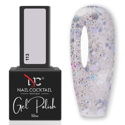 Nail Cocktail Boutique gél lakk 10 ml No.113 Oxen Silver