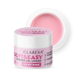 CLARESA Soft&Easy Builder Gél 12g - Milky Pink