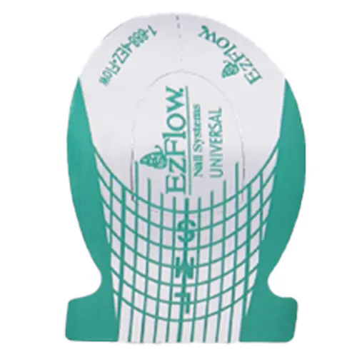EzFlow műkörömépítő sablon – zöld – 50 db