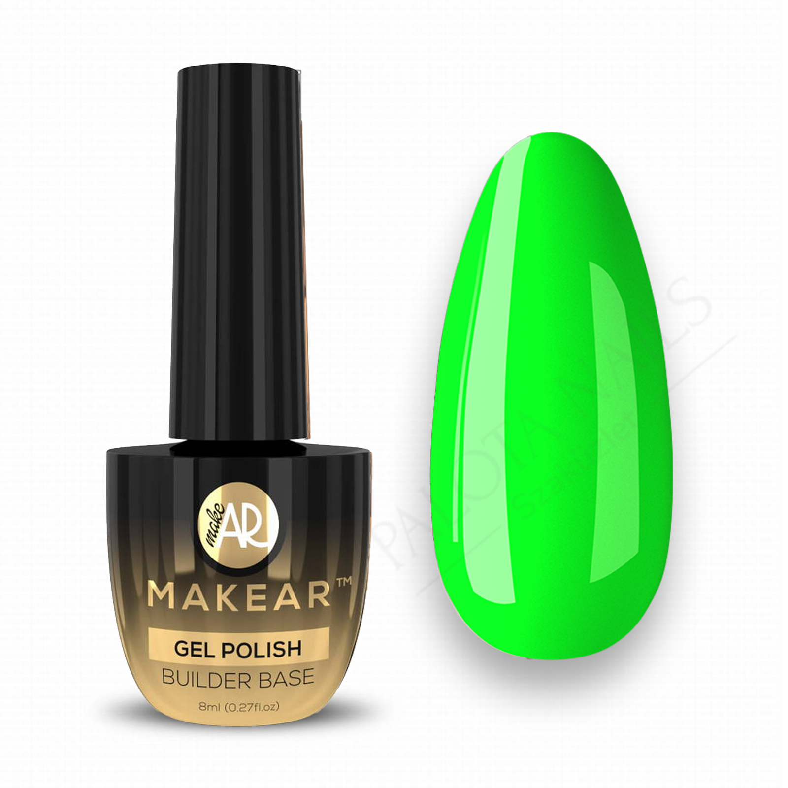 MAKEAR Rubber Base Juicy 8ml - CRB17 Matrix Green