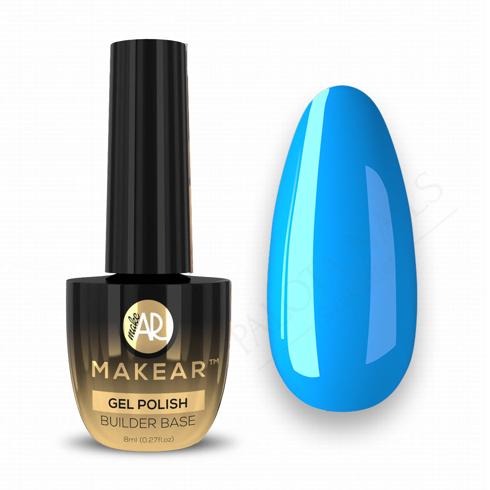 MAKEAR Rubber Base Juicy 8ml - CRB18 Lagoon Blue