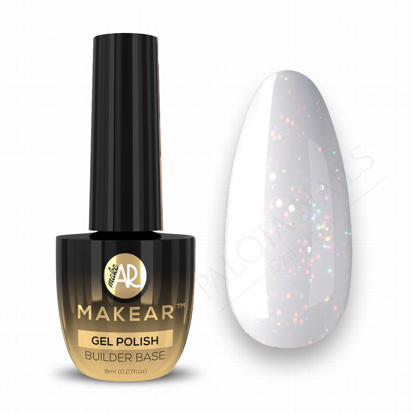 MAKEAR Sparkling Rubber Base 8ml - SRB01 - Lyra