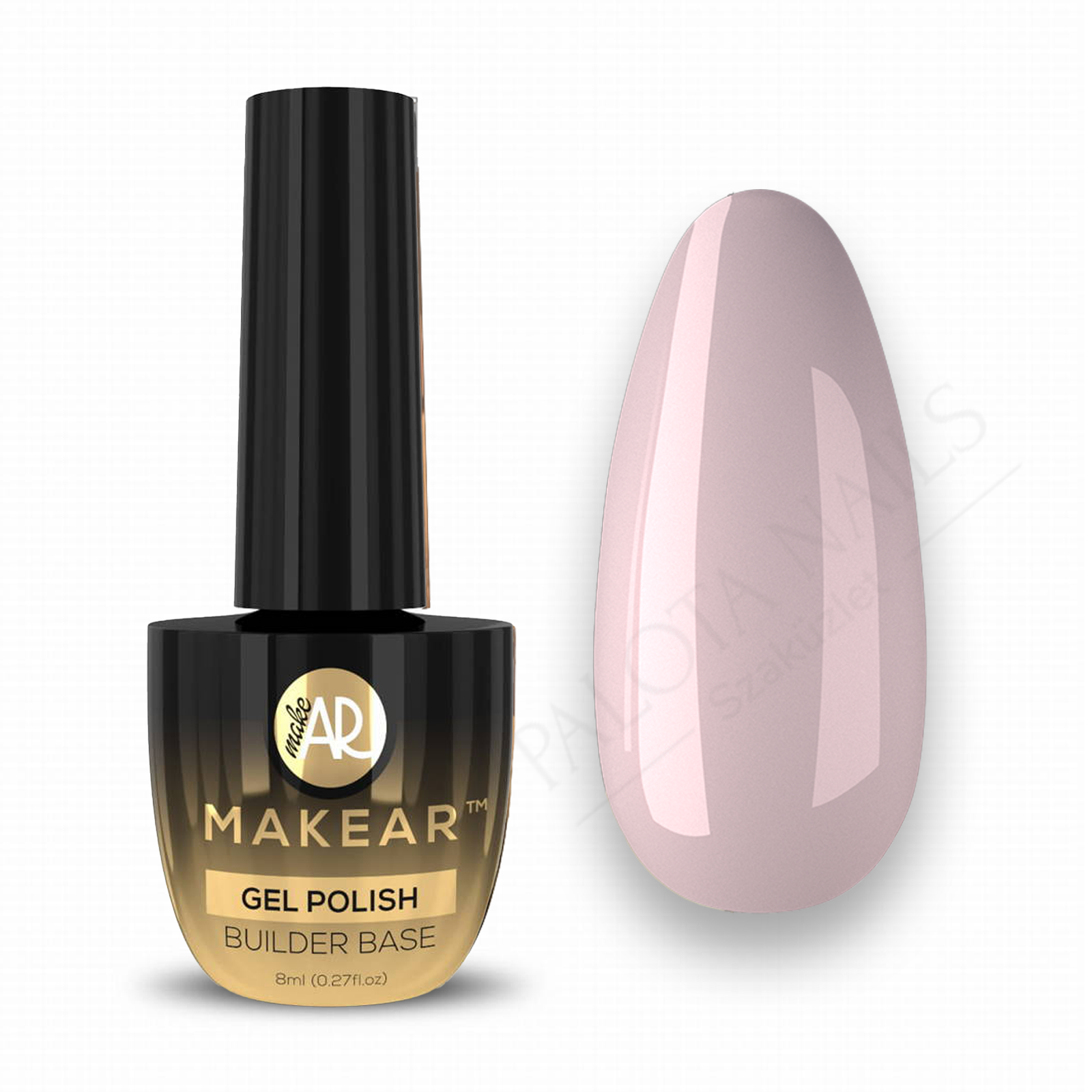 MAKEAR Nude Rubber Base 8ml - NRB07 Warm Beige