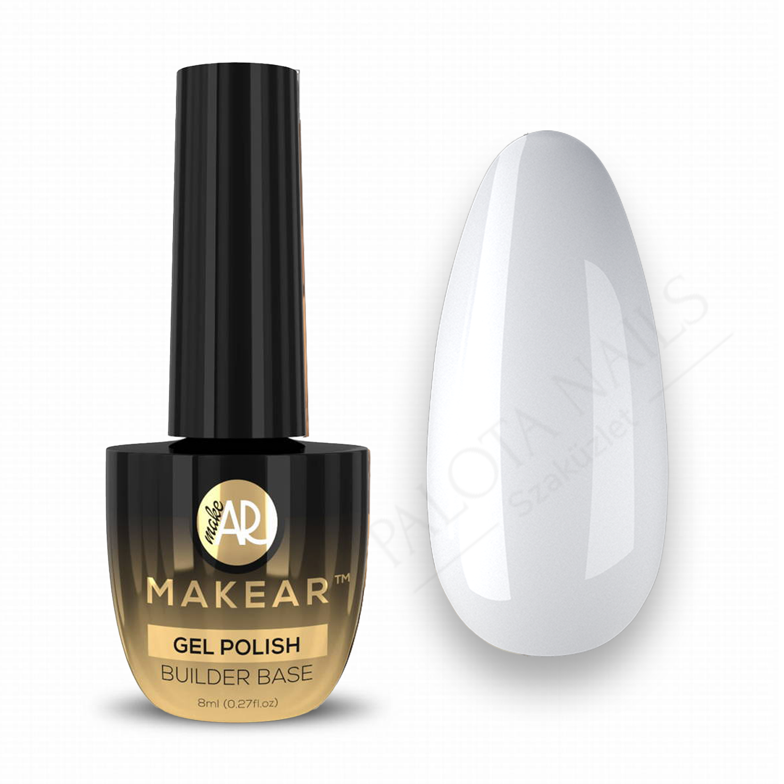 MAKEAR Nude Rubber Base 8ml - NRB01 White