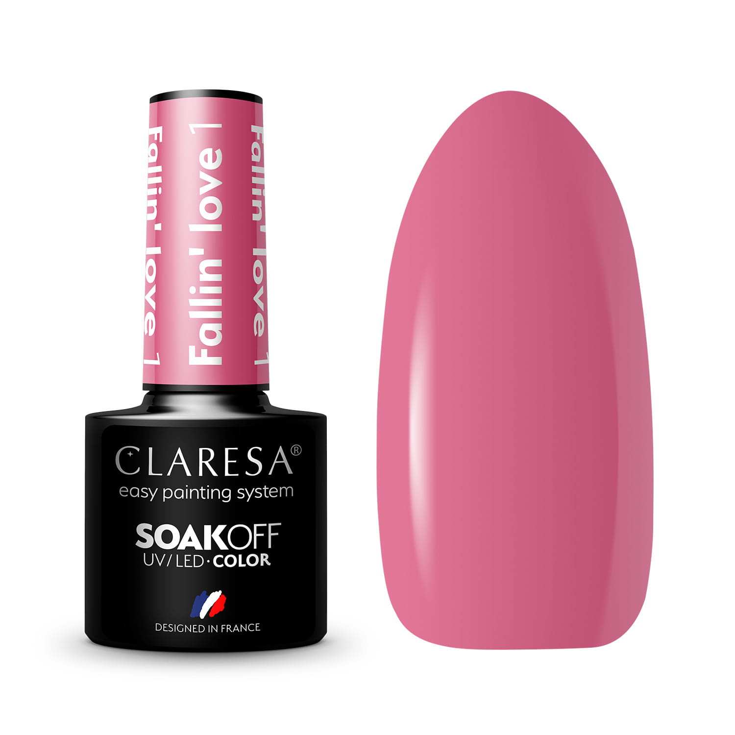 CLARESA UV/LED gél lakk 5g - Fallin' Love 1