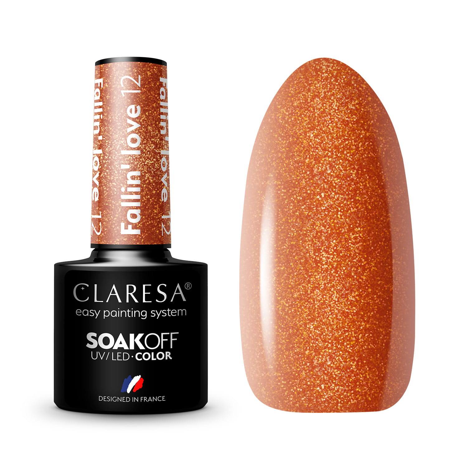 CLARESA UV/LED gél lakk 5g - Fallin' Love 12