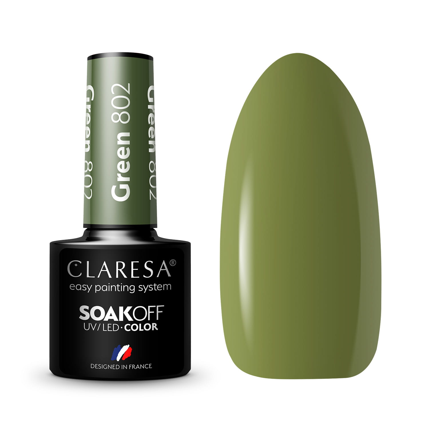 CLARESA UV/LED gél lakk 5g - GREEN 802
